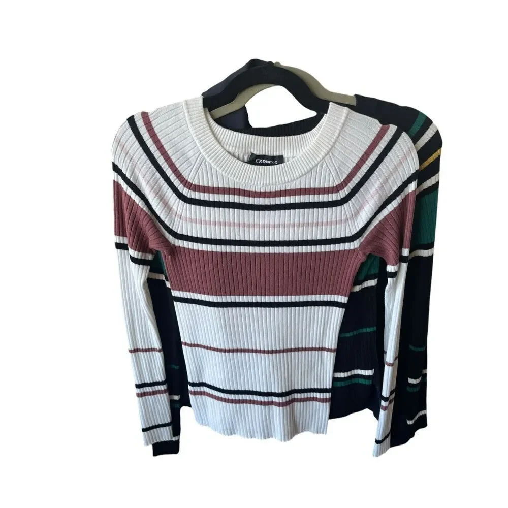 Boatneck sweater by Express XS Petite